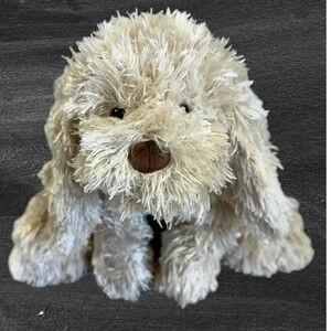 Gund Puppy Dog Plush Fluffy Stuffed Animal Toy Beige 14 "